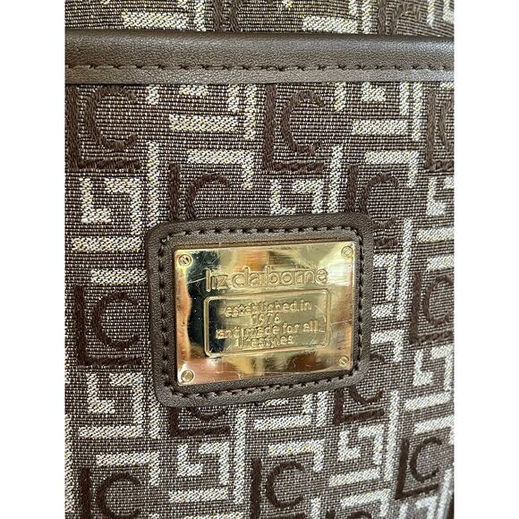 Vintage Liz Claiborne LC Signature Large Handbag Laptop BG - Picture 2 of 9